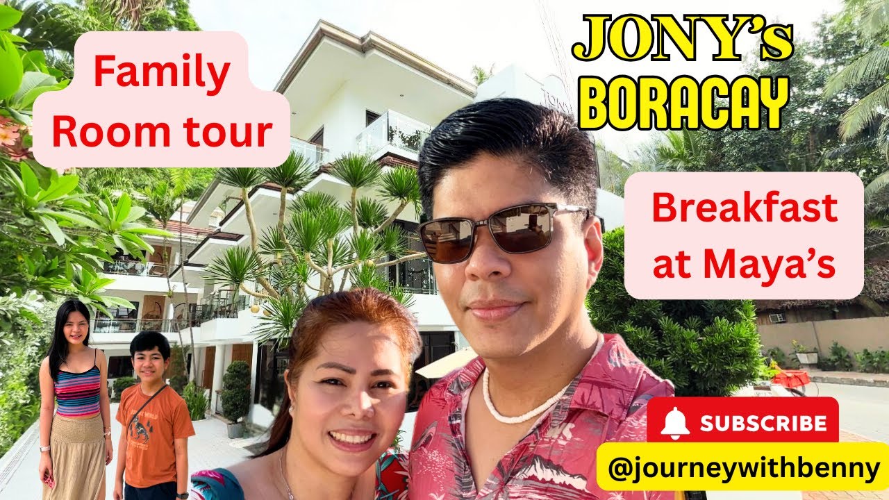 Jony’s Boutique Hotel Boracay with breakfast at Maya’s