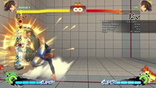 yang usf4 frame trap combo