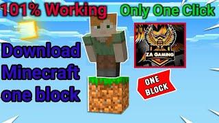 How to download || Minecraft One Block || in android (101% Working) screenshot 5