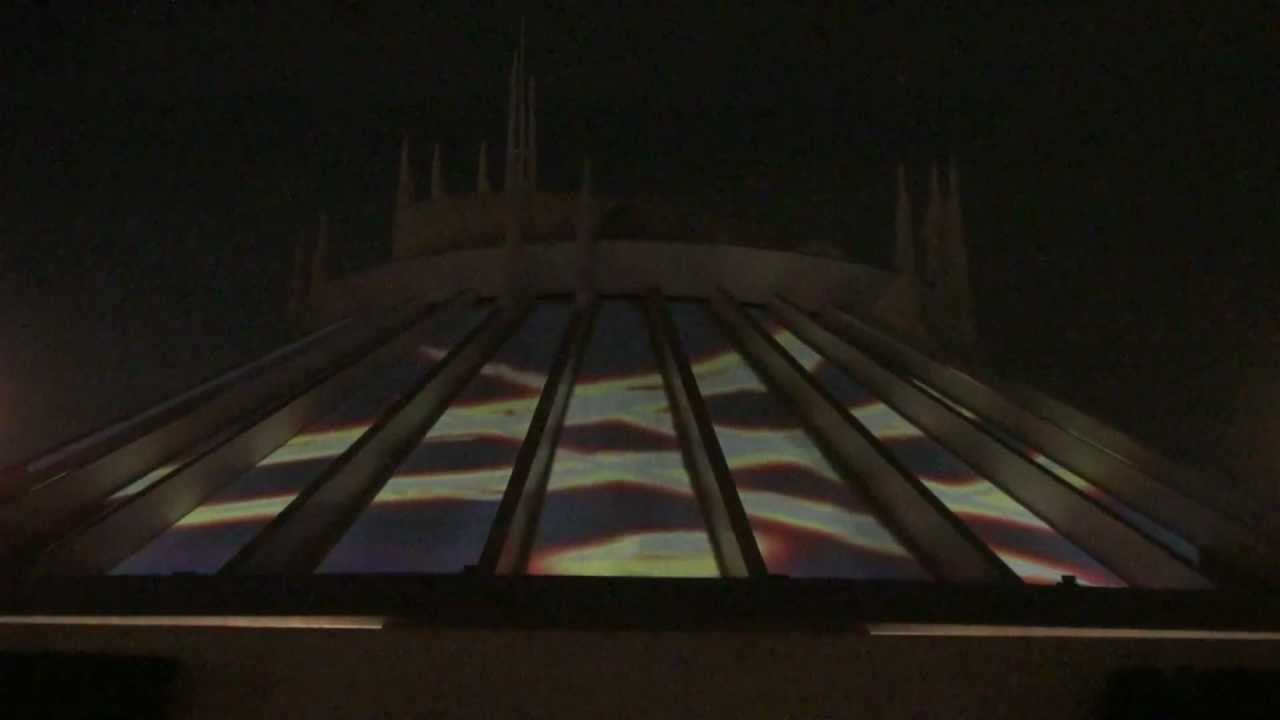 2012 Disneyland Ghost Galaxy Dome Projections, Sept 22nd HD 1080p