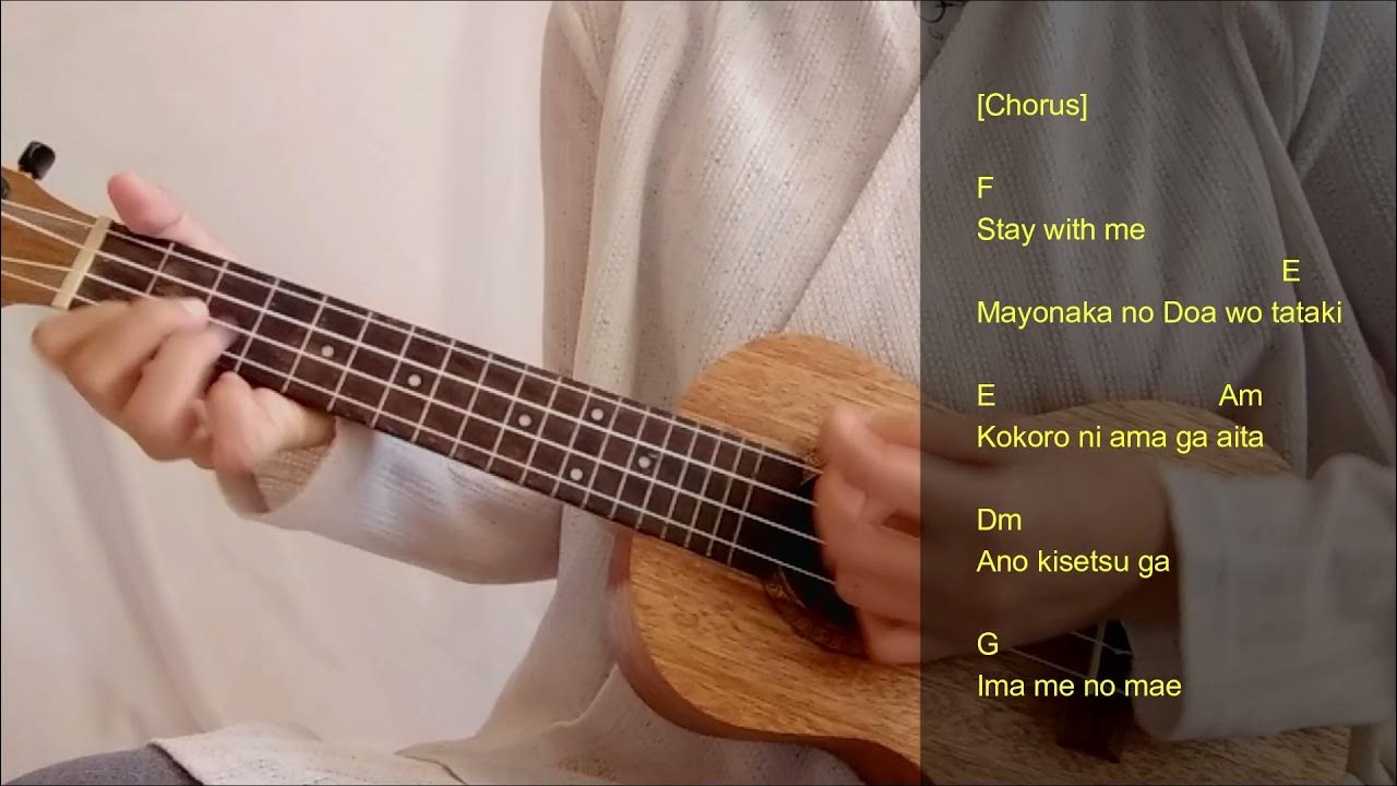 Tutorial Ukulele Chord - Stay With Me (Miki Matsubara) - Youtube