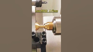 CNC Turning. #cnc #cncmachining #cncturning #turning #brass #cncparts #metalparts #machiningprocess