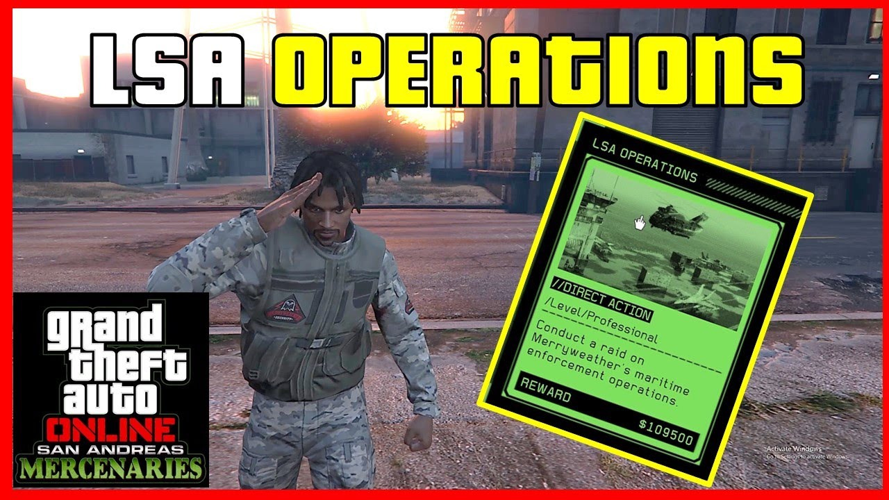 Lsa Operations GET 2X CASH & RP WITH LSA OPERATIONS | Direct Action Playthrough | GTA ...