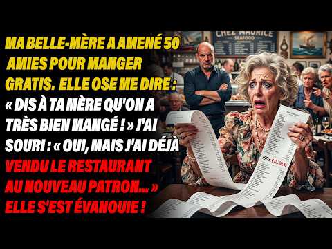 😱 My mother-in-law brought 🍽️ 50 former colleagues to my mother's restaurant 😨 and couldn't pay