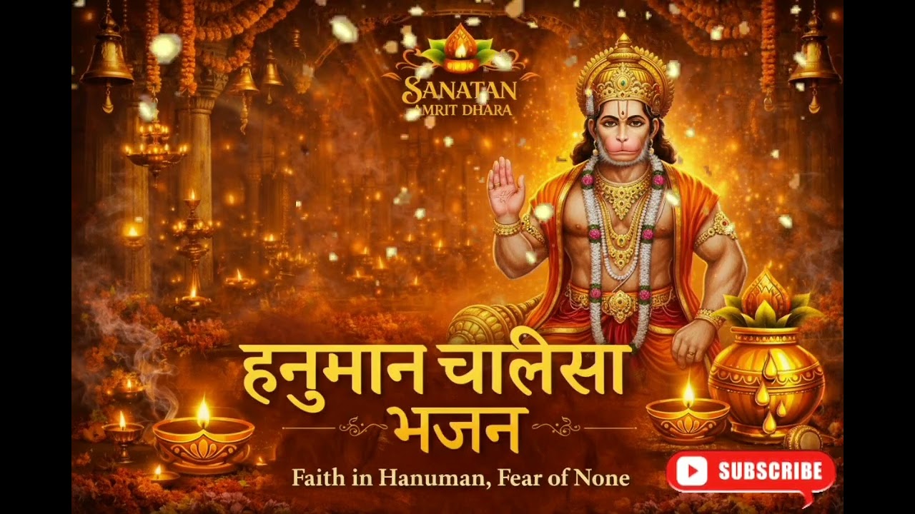 Hanuman Chalisa Bhajan | Powerful Devotional Song | Faith in Hanuman, Fear of None