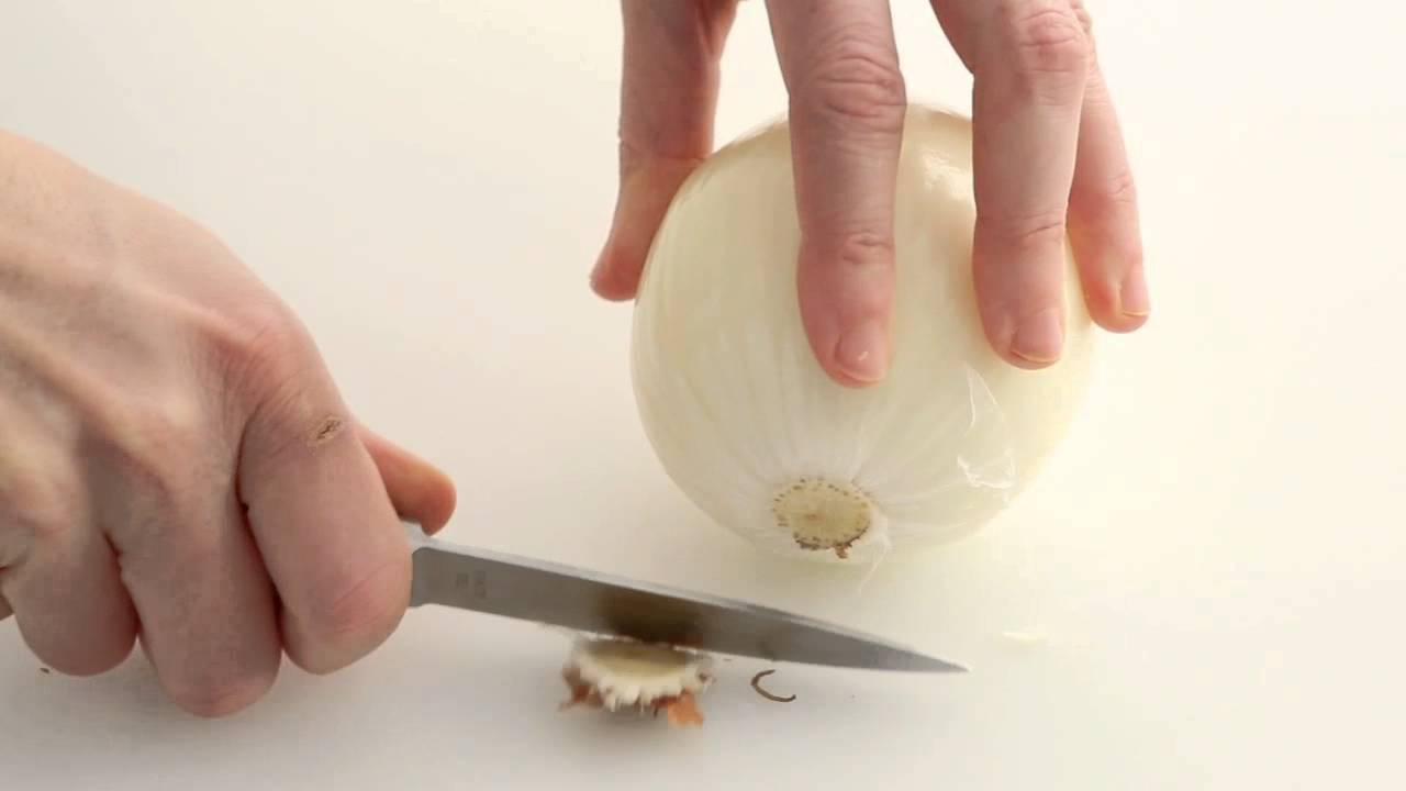 How to Cut Onion Rings with Martha Stewart - YouTube