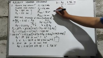 Axially Loaded Column Problem No.2