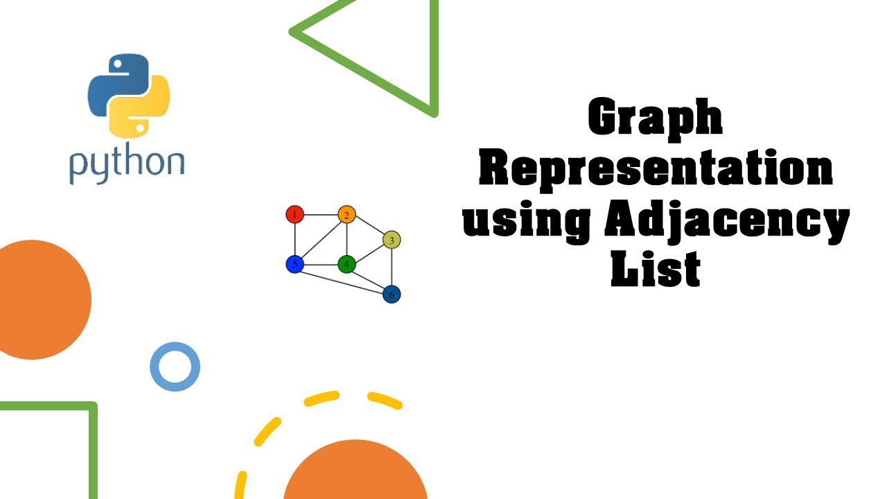 Graph representation using Adjacency List in Python - YouTube