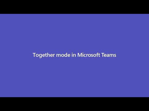 Together mode in Microsoft Teams