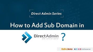 How to add sub domain in DirectAdmin ?@OnliveServer