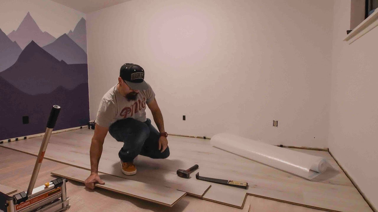 Laminate Flooring Install - YouTube