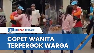 Viral Video Wanita Ditarik-tarik dan Dikerubungi Massa, Diduga Copet yang Tepergok Warga Rembang