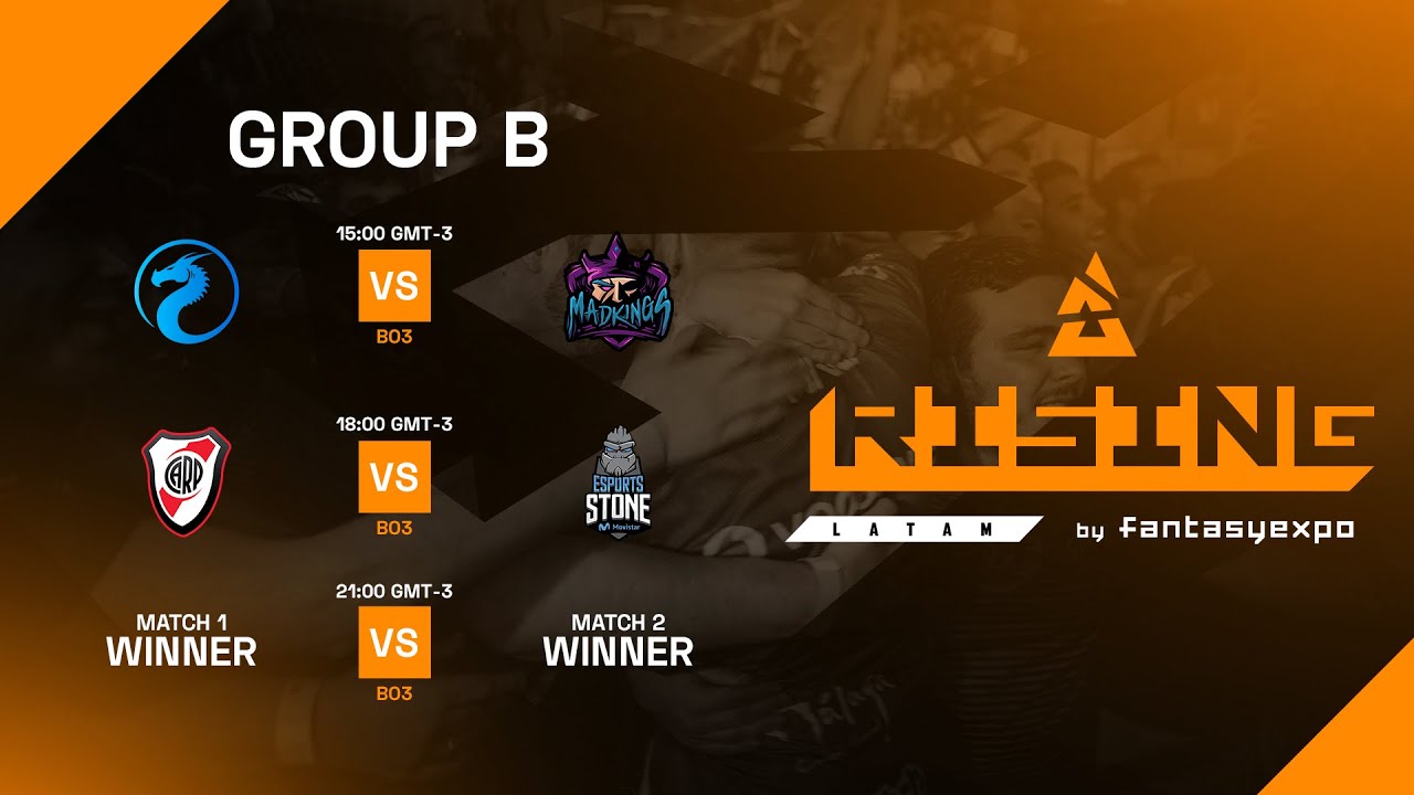 LIVE: BLAST Rising 2021 LATAM - Day 3, Group B