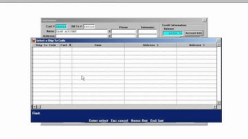 Basics - Field Navigation - Produce Inventory Control System (PICS) Software