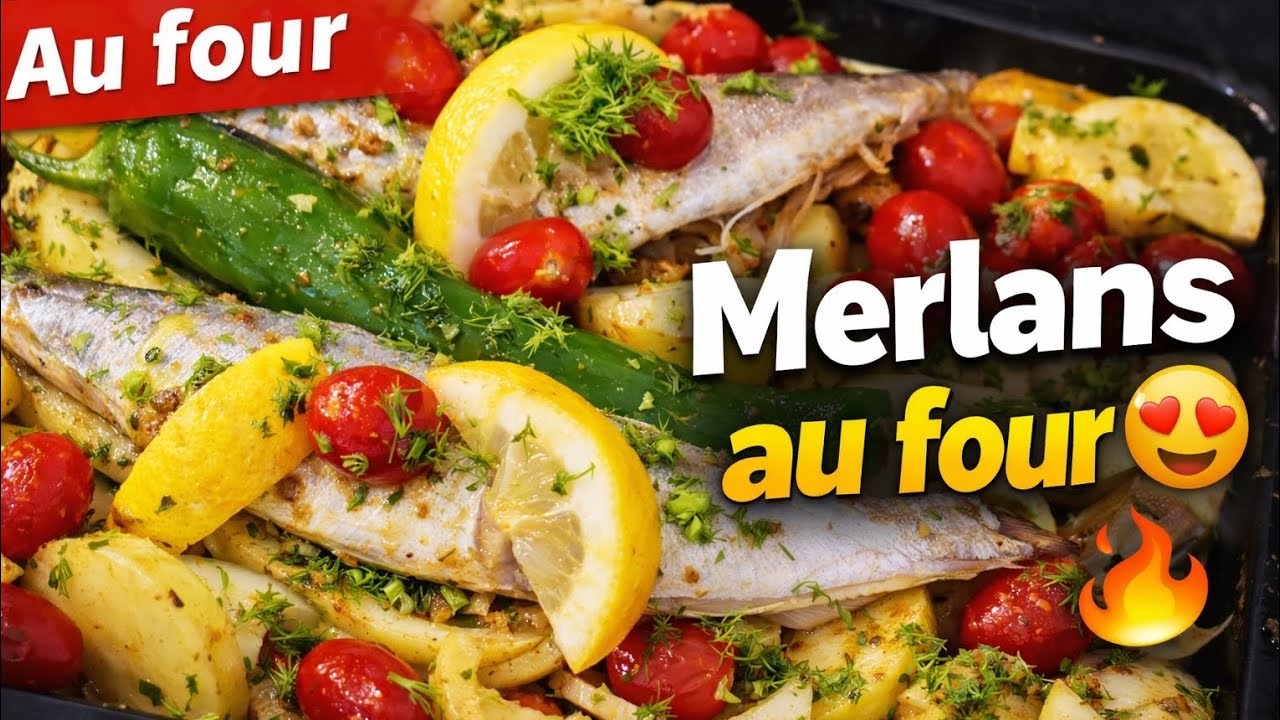 Rôtis de merlans aux fenouils et pommes de terre, façon Méditerranéenne. 