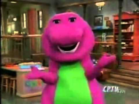 barney trips and says the f word