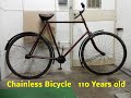Oldtimer fahrrad  110 Jahre alt ohne Kette