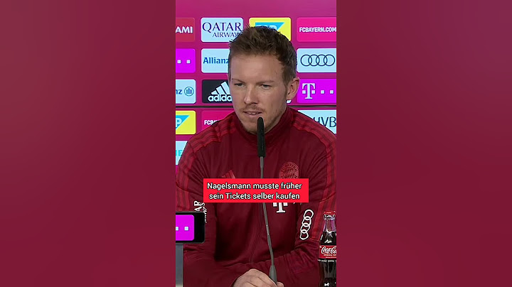 Nagelsmann: Jugendspieler kennen gar kein Monatsticket mehr / PK vor: Bayern - Gladbach