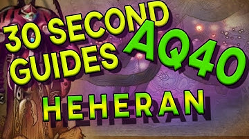 Princess Huhuran - 30 Second Guides - AQ40