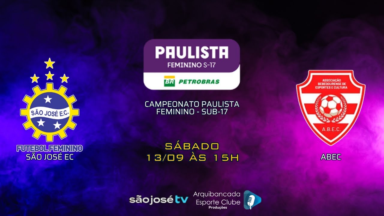 AO VIVO E COM IMAGENS | São José EC x ABEC | Campeonato Paulista Sub-17 ...