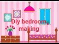 HOW TO MAKE BEDROOM FOR PAPER DOLL // PART -3 PAPER DOLL HOUSE//DIY //QUIET BOOK