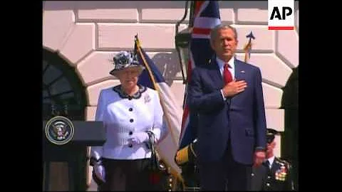 AP PIX White House rolls out red carpet for Queen ...