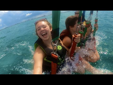 I went Parasailing! | and got Dragged in the Water!! | Whitney Bjerken