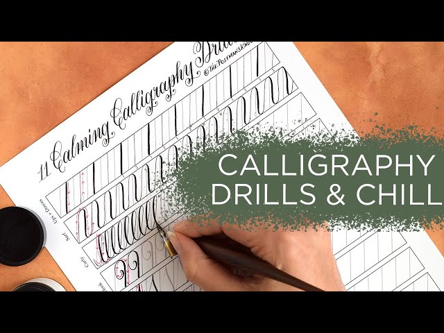 Not Your Average Brush Pen Calligraphy Drills – The Postman's Knock