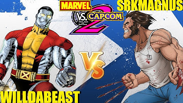 MvC2 Mvci Umvc3 WILLDABEAST vs SRKMAGNUS (Fightcade) pt 2