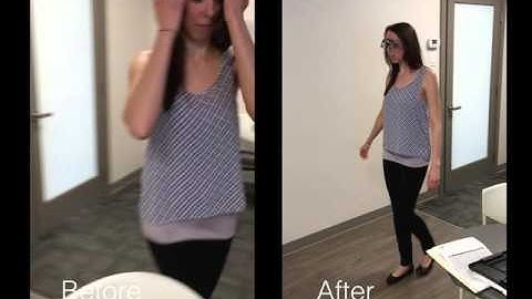 Post Concussion Balance Change (with voiceover)