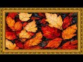 📺 Luxury Golden Frame TV Art | TV Table Painting Display | 4K TV Wallpaper 🎨✨