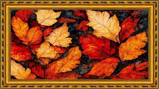 📺 Luxury Golden Frame TV Art | TV Table Painting Display | 4K TV Wallpaper 🎨✨