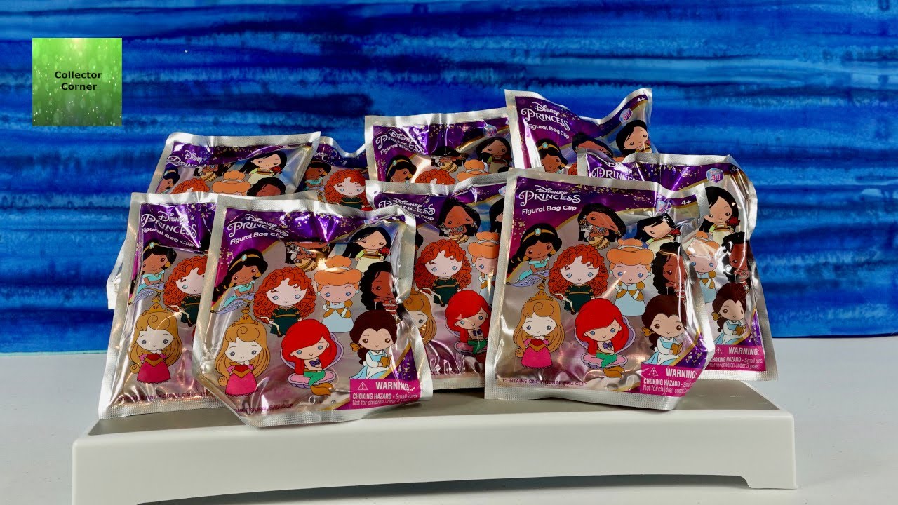 Disney Princess Series 31 Monogram Figural Bag Clips Unboxing