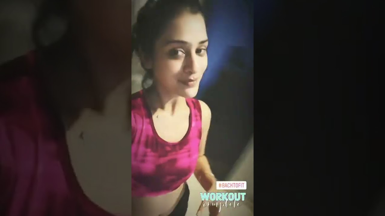 Payal Rajput Post Workout Glow Back to Fit Latest Video