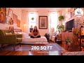 Small Cool Winner: KC's 280 Square Foot Apartment in NYC | House Tours