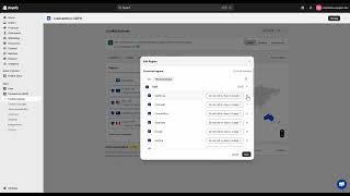 Consentmo GDPR - Hide banner per region