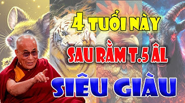 4 Con Giáp Càng Già Càng Giàu Sau Rằm Tháng Năm Âm: Trúng Lớn Liên Tiếp, Giàu Có Hết Phần Thiên Hạ.