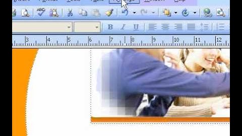 Microsoft Office Publisher 2003 Align an object to the margin