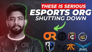 What is wrong with the BGMI eSports organizations in India? Why are they shutting down?