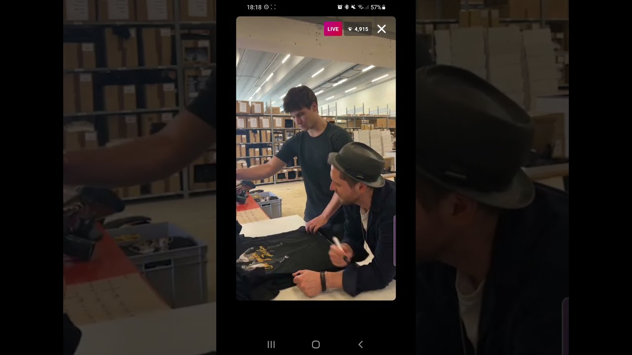 Wincent Weiss und Johannes Oerding Livestream aus dem Merchlager|9.6.21 Teil 1/2