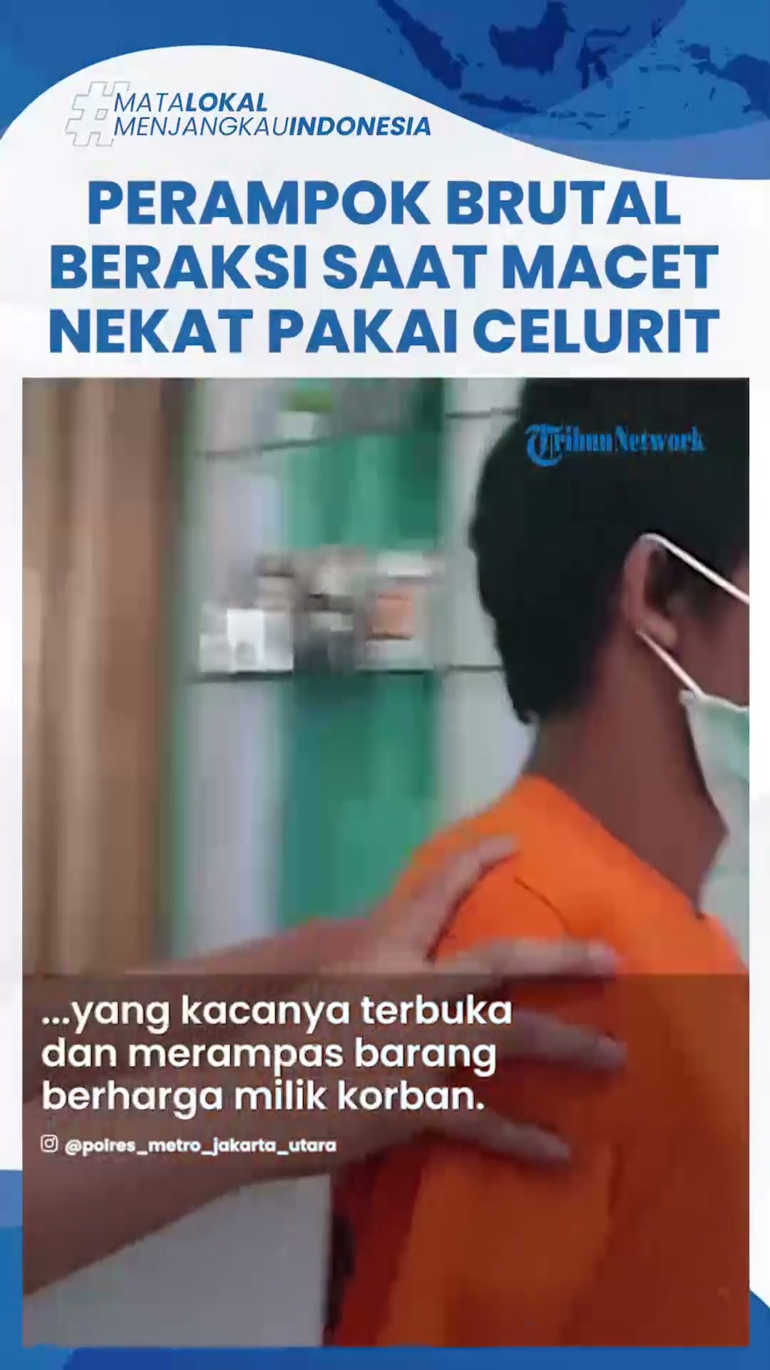 Viral Perampokan Brutal di Tol Tanjung Priok, Nekat Bawa Celurit Manfaatkan Kemacetan saat Beraksi