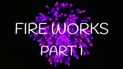 Fireworks in Scratch (PART 1)