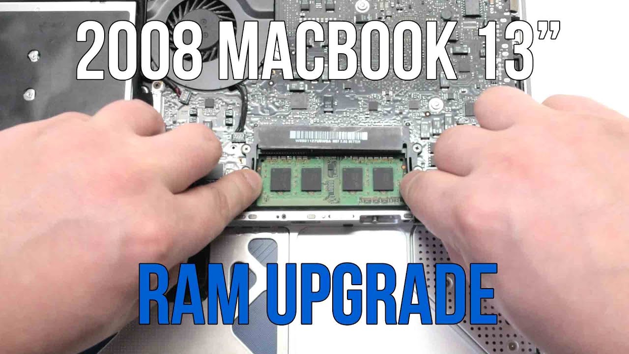 Macbook Unibody RAM Memory Upgrade 2008 A1278 Dollars #4 - YouTube