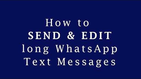 Louie Voice Control: How to send and edit long text messages (WhatsApp)