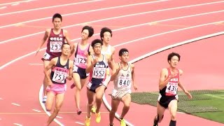 2014ユース陸上男子 800ｍ 予選3組 20141004