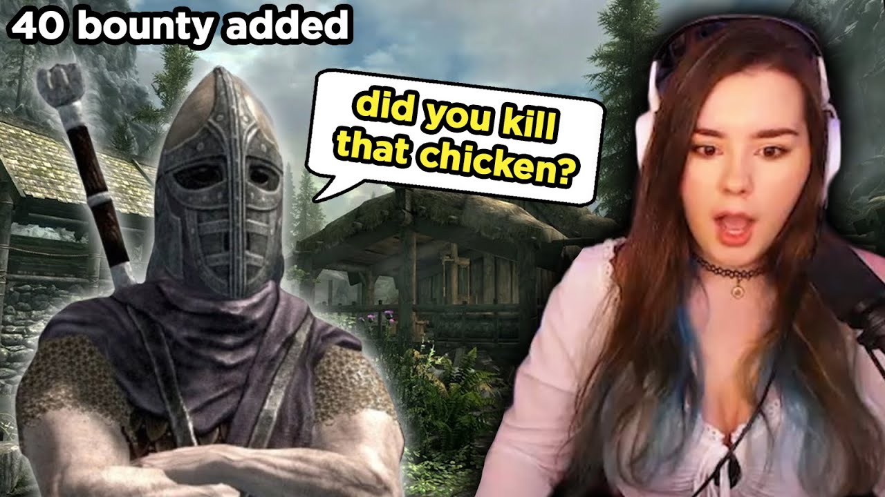 Speed Running Getting Arrested In My First Skyrim Playthrough - YouTube