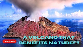 "Volcanoes: Earth's fiery breath, crafting wonders."                     #Watch the world Gh