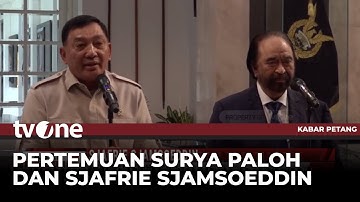 Surya Paloh Temui Menhan Sjafrie Sjamsoeddin Membahas Kebangsaan | tvOne