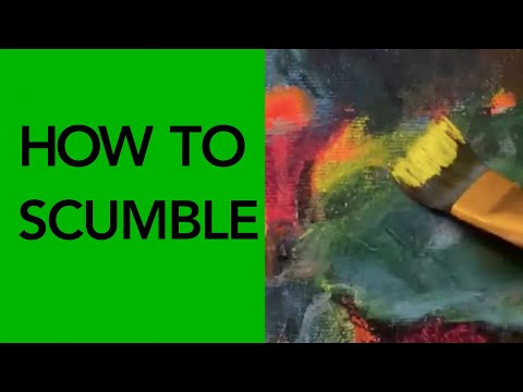 Video: Was ist die Definition von Scumbling in der Kunst? Video: Was ist die Definition von Scumbling in der Kunst?
