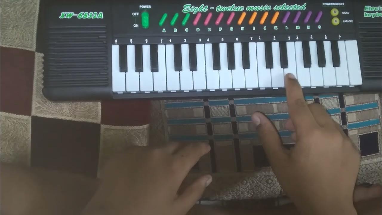 playing faded song on XW6832A key board YouTube